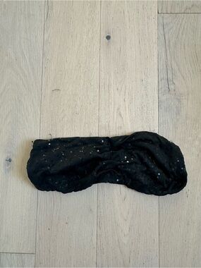 Black Sequin Bandeau